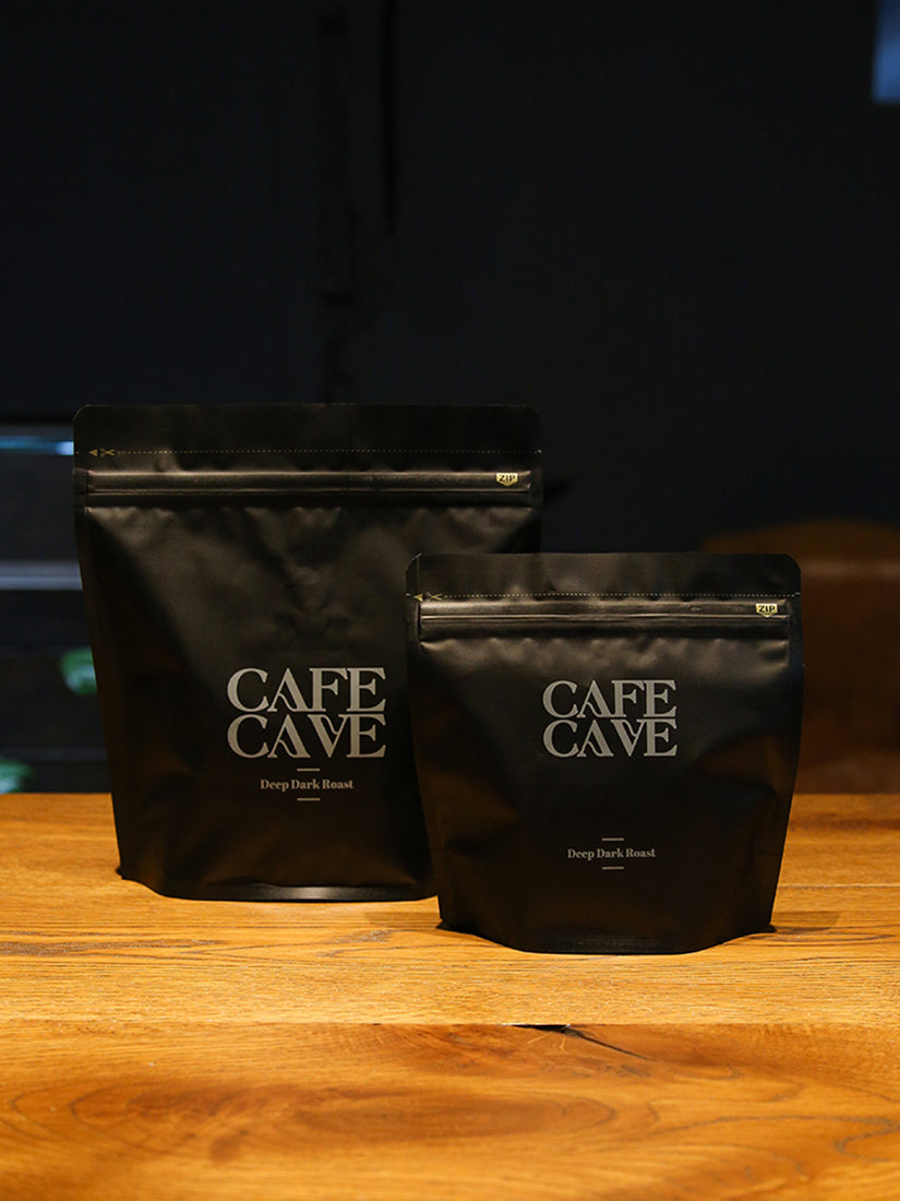 《CAFE CAVE》ROASTED BEANS / Deep Dark Roast 200g