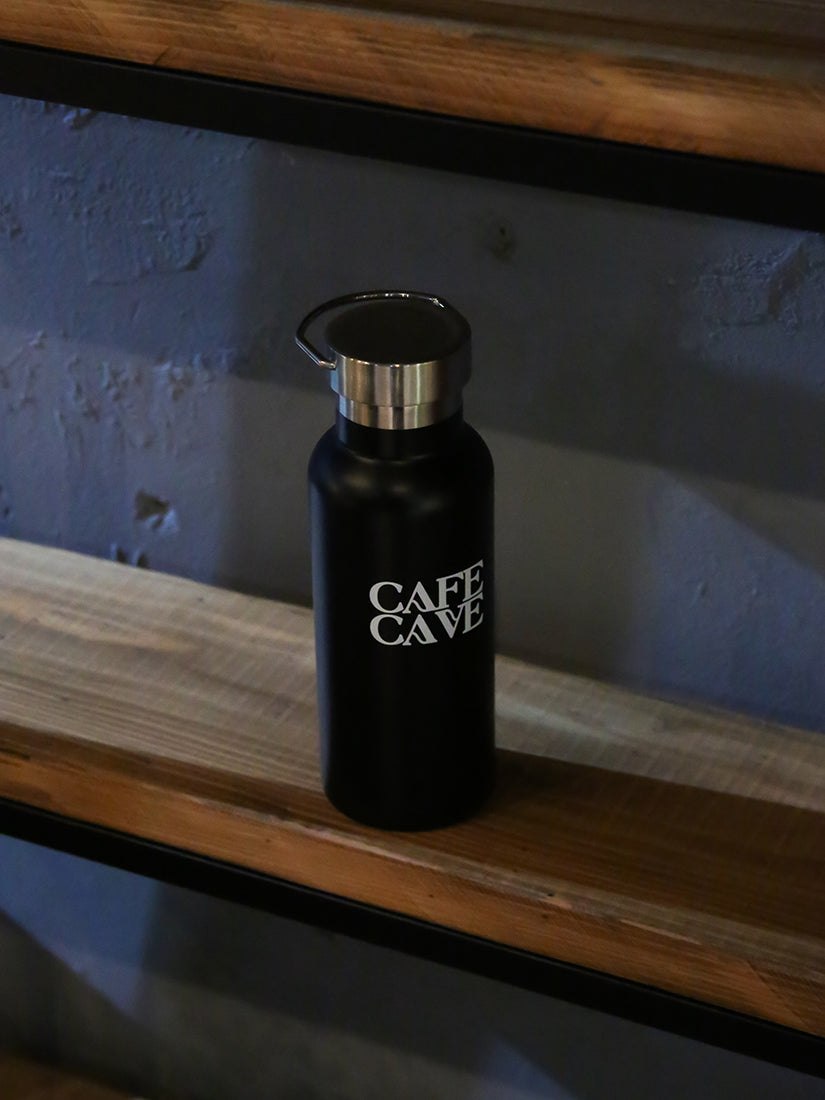 《CAFE CAVE》サーモボトル BLACK