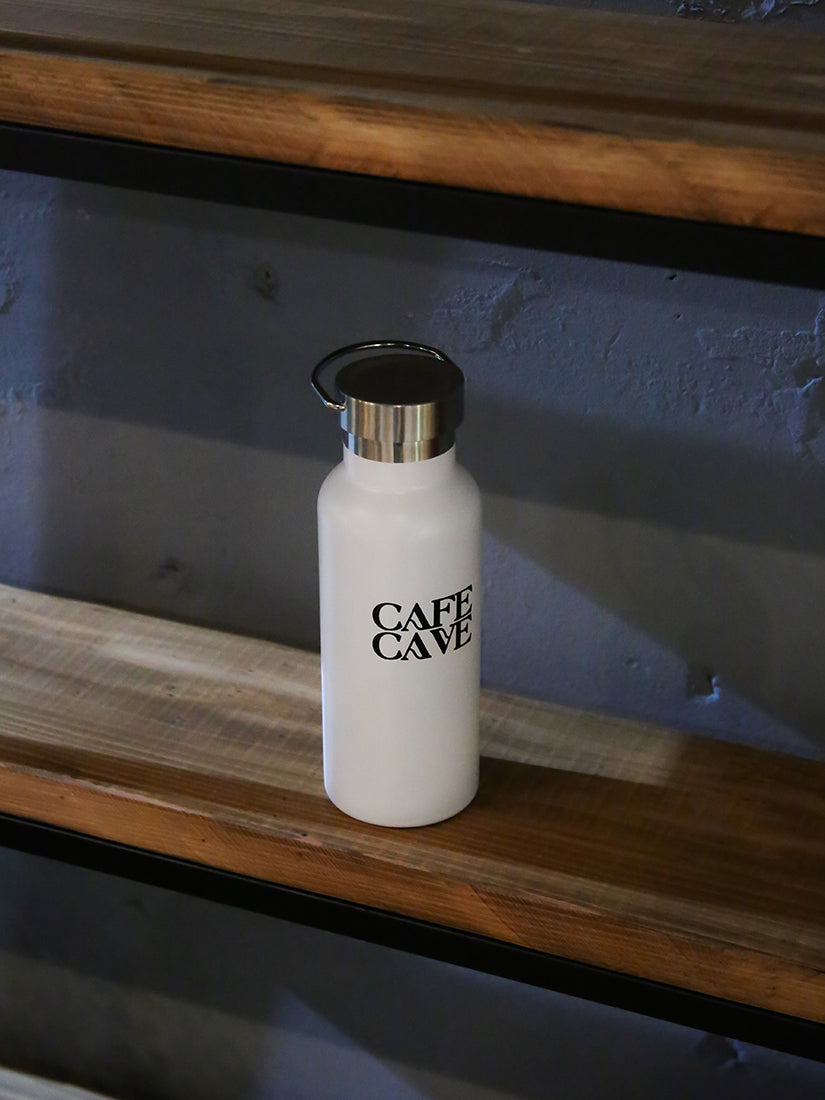 《CAFE CAVE》サーモボトル WHITE
