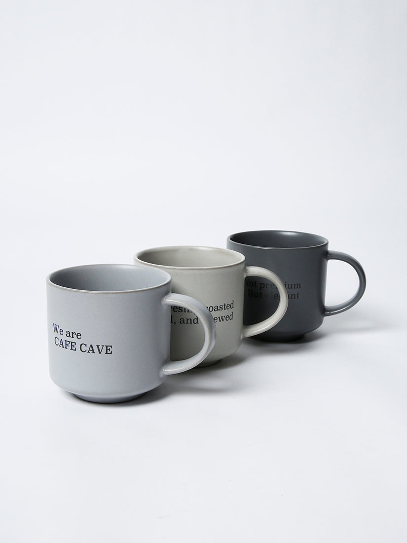 《CAFE CAVE》マルミツポテリコラボ　アレーズマグカップ　Not premium. But elegant.