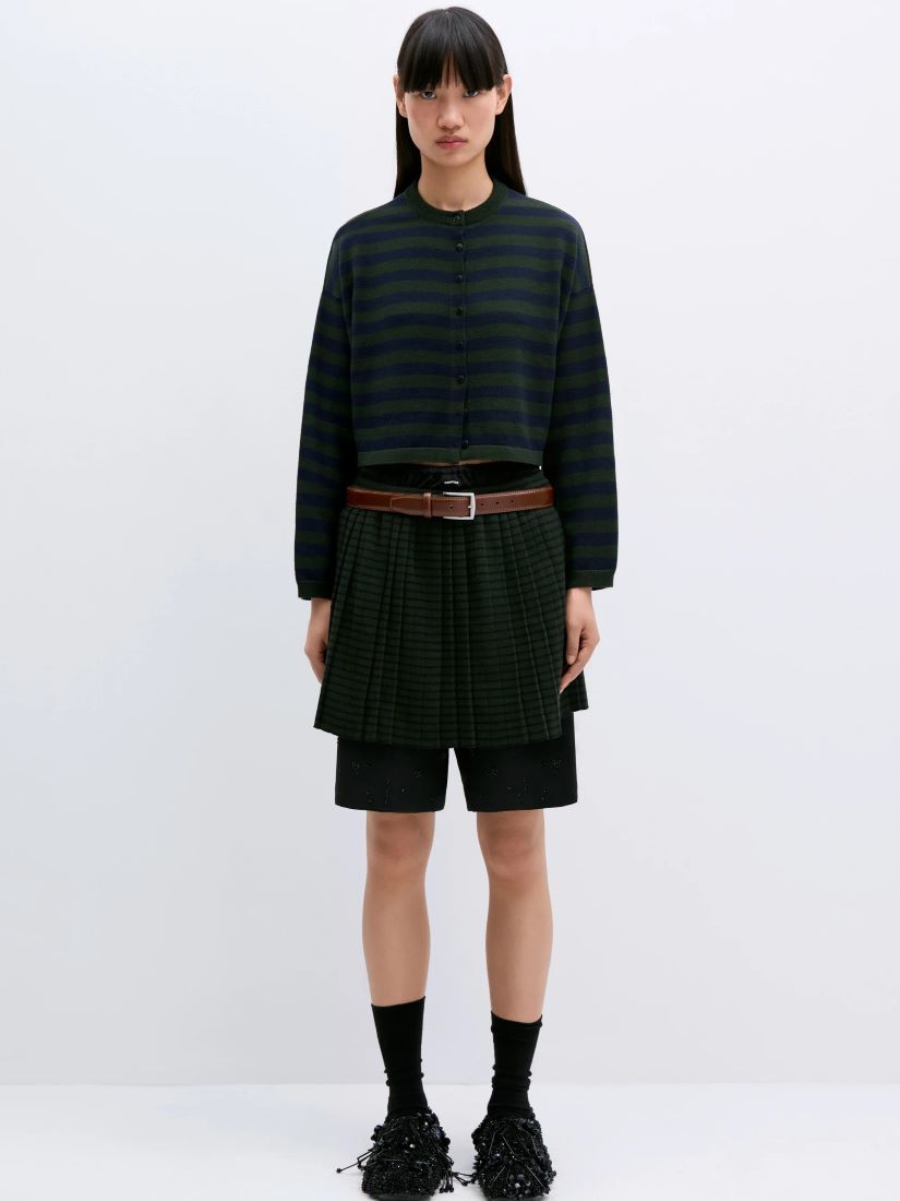 MERINO WOOL STRIPED カーディガン