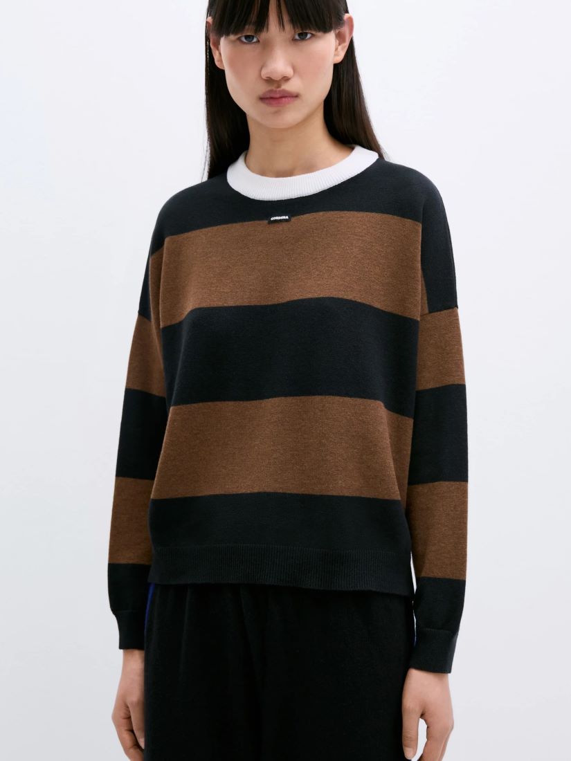 MERINO WOOL STRIPED セーター