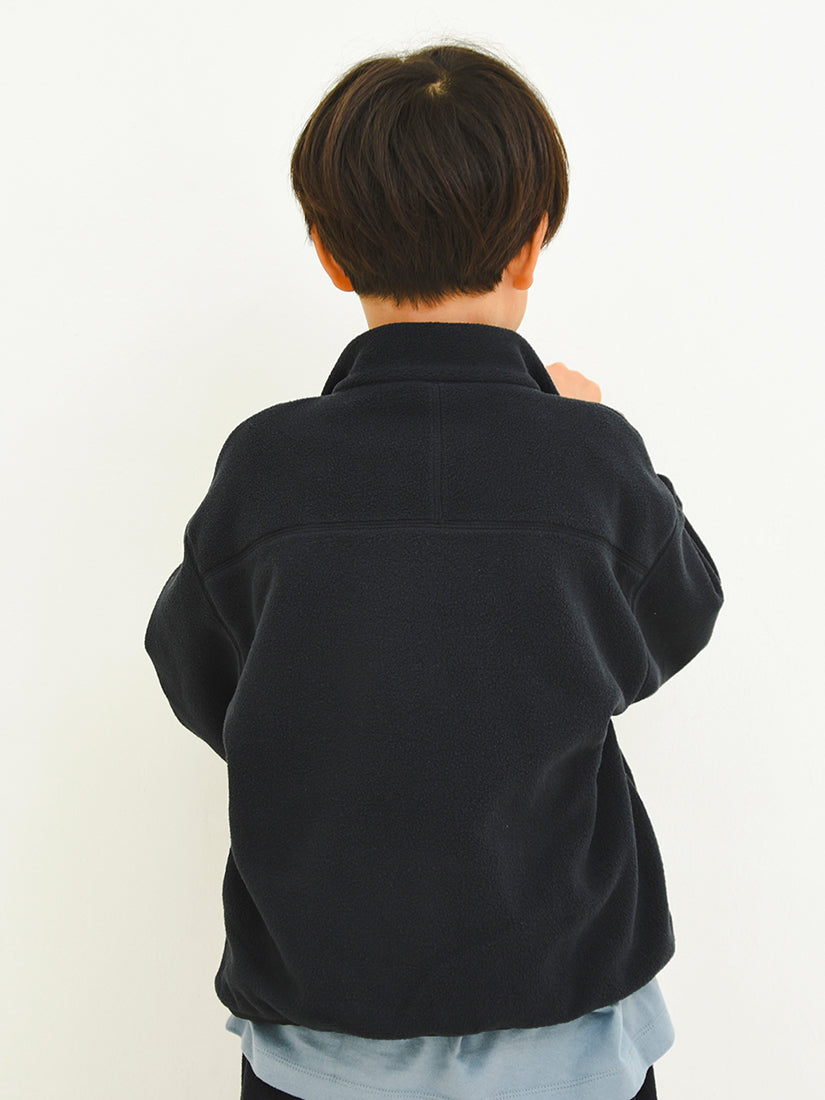 【キッズ】マイクロフリースHalf ZIP / camel