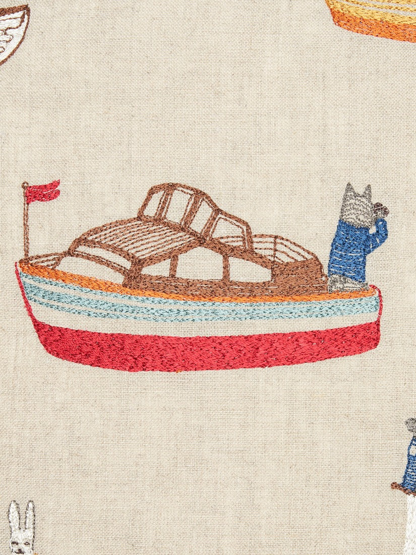 Coastal｜クッションカバー 50x50 Boats pattern