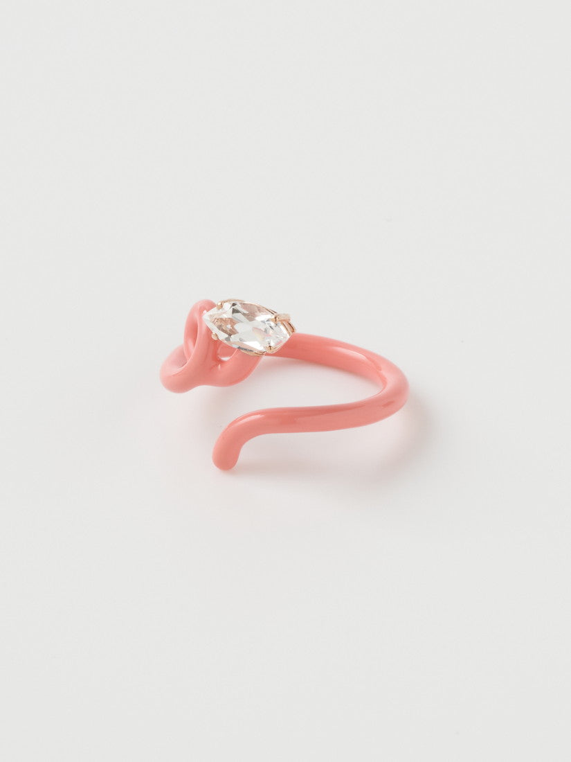 リング BABY VINE TENDRIL RING IN LIGHT PINK