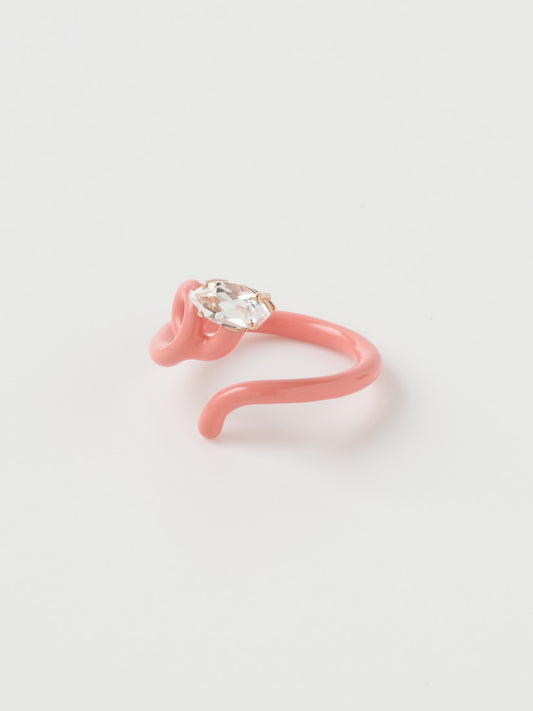 リング BABY VINE TENDRIL RING IN LIGHT PINK