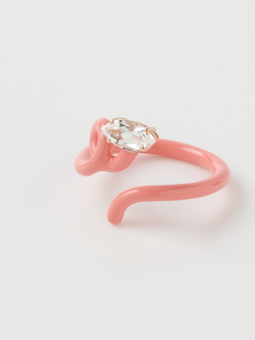 リング BABY VINE TENDRIL RING IN LIGHT PINK