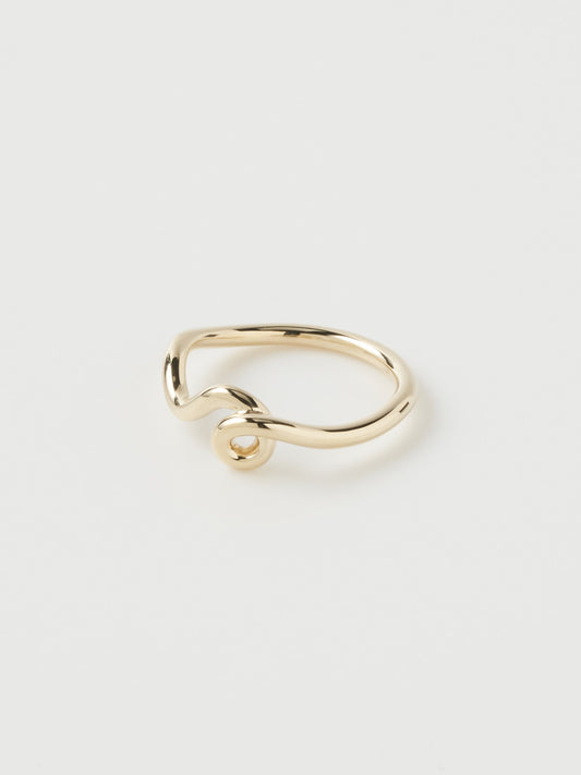 リング GOLD WAVE STACKING RING