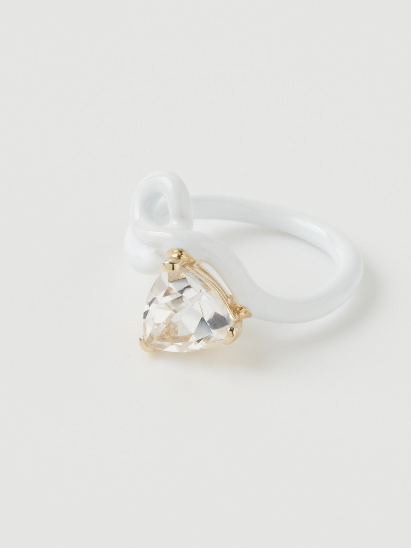 リング TRILLION VINE RING IN WHITE