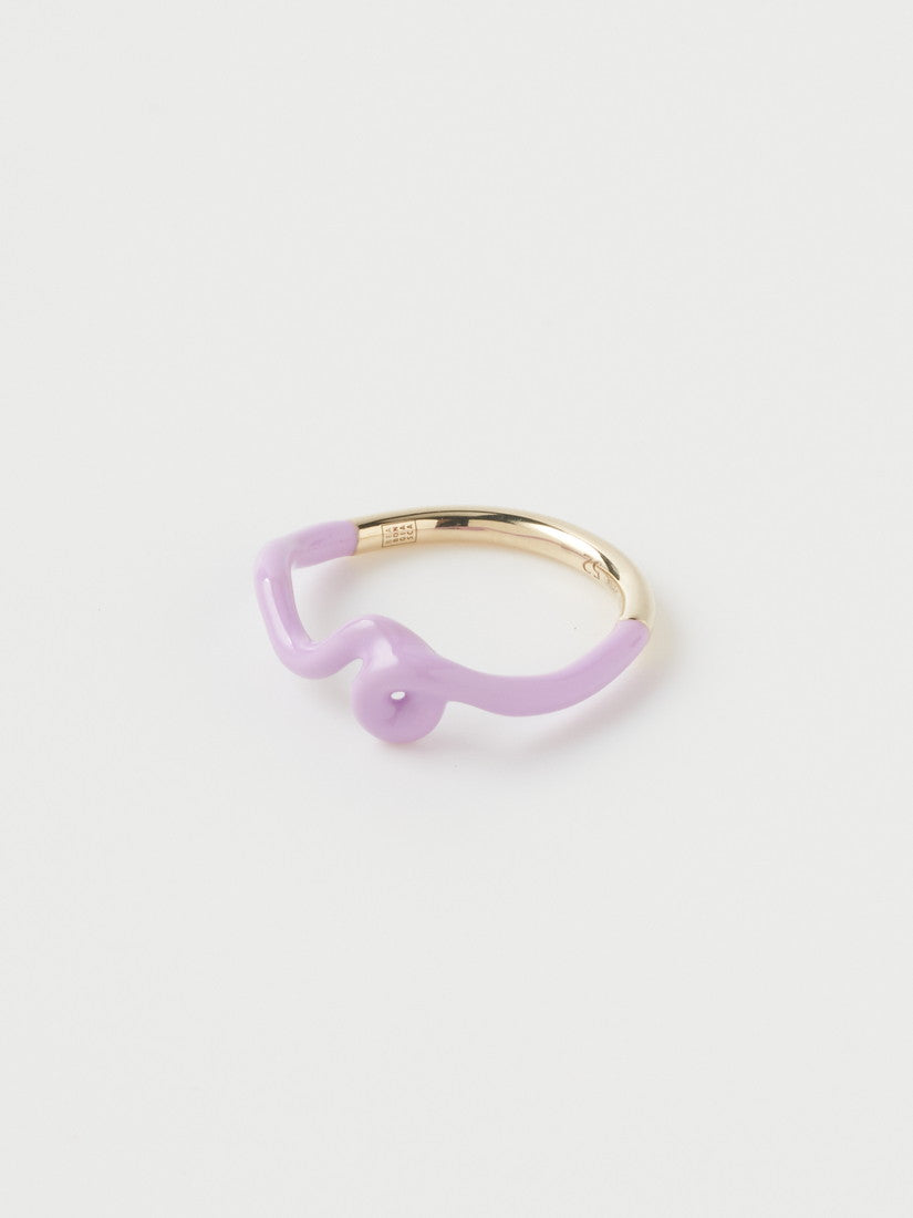 リング WISTERIA WAVE STACKING RING