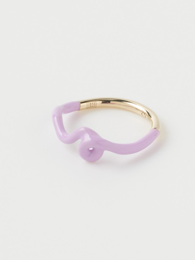 リング WISTERIA WAVE STACKING RING