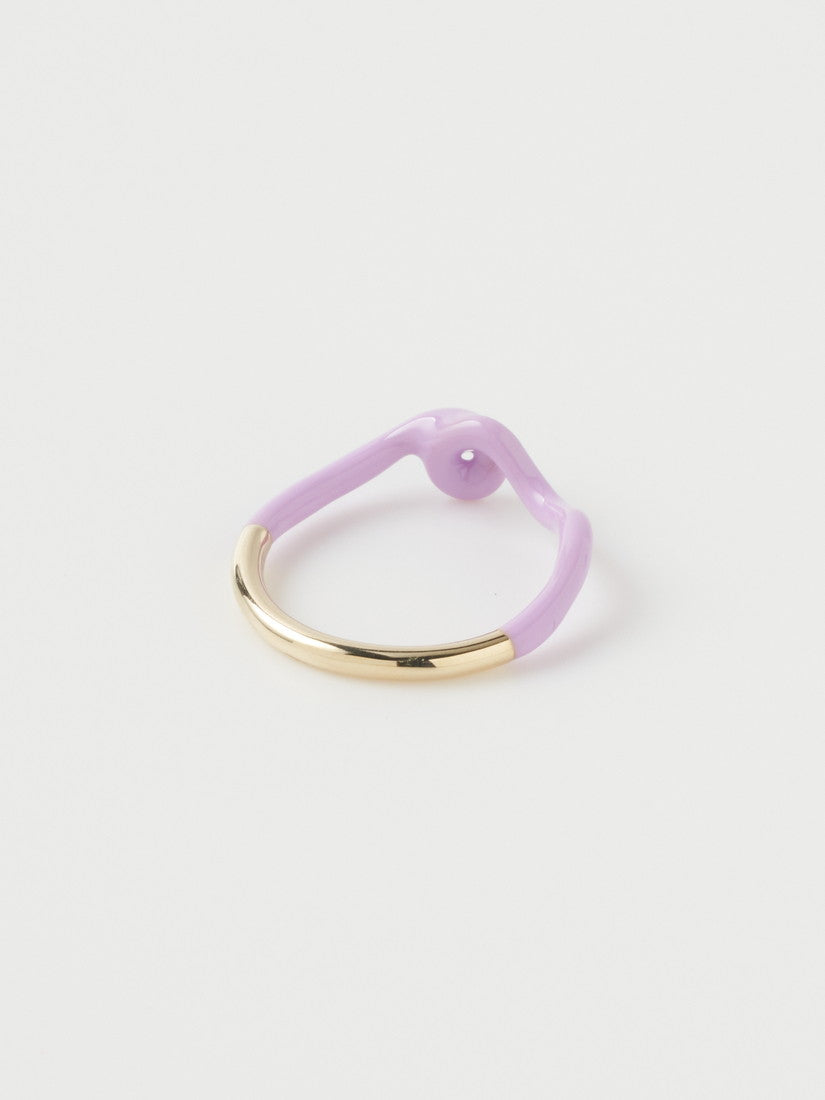 リング WISTERIA WAVE STACKING RING