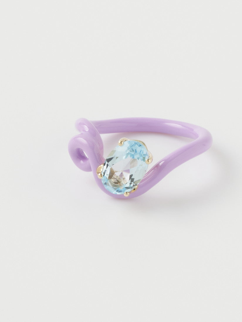 リング OVAL VINE RING IN WISTERIA