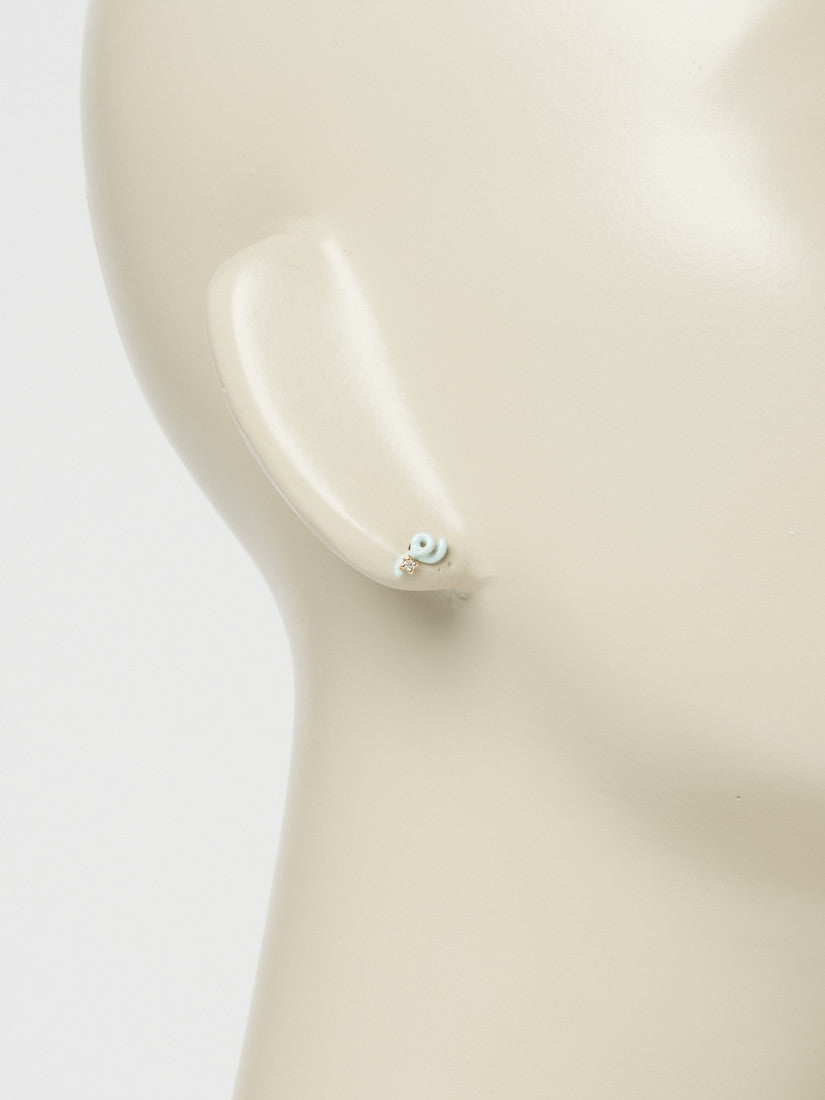 ピアス MINI LOOP SINGLE PIERCE IN BLUE IRIS(片耳用)