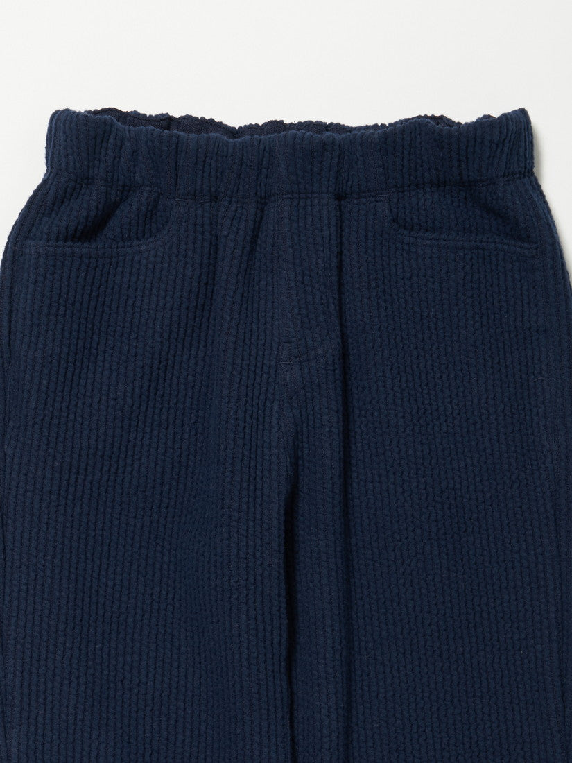 【キッズ】コーデュロイニットパンツ / navy