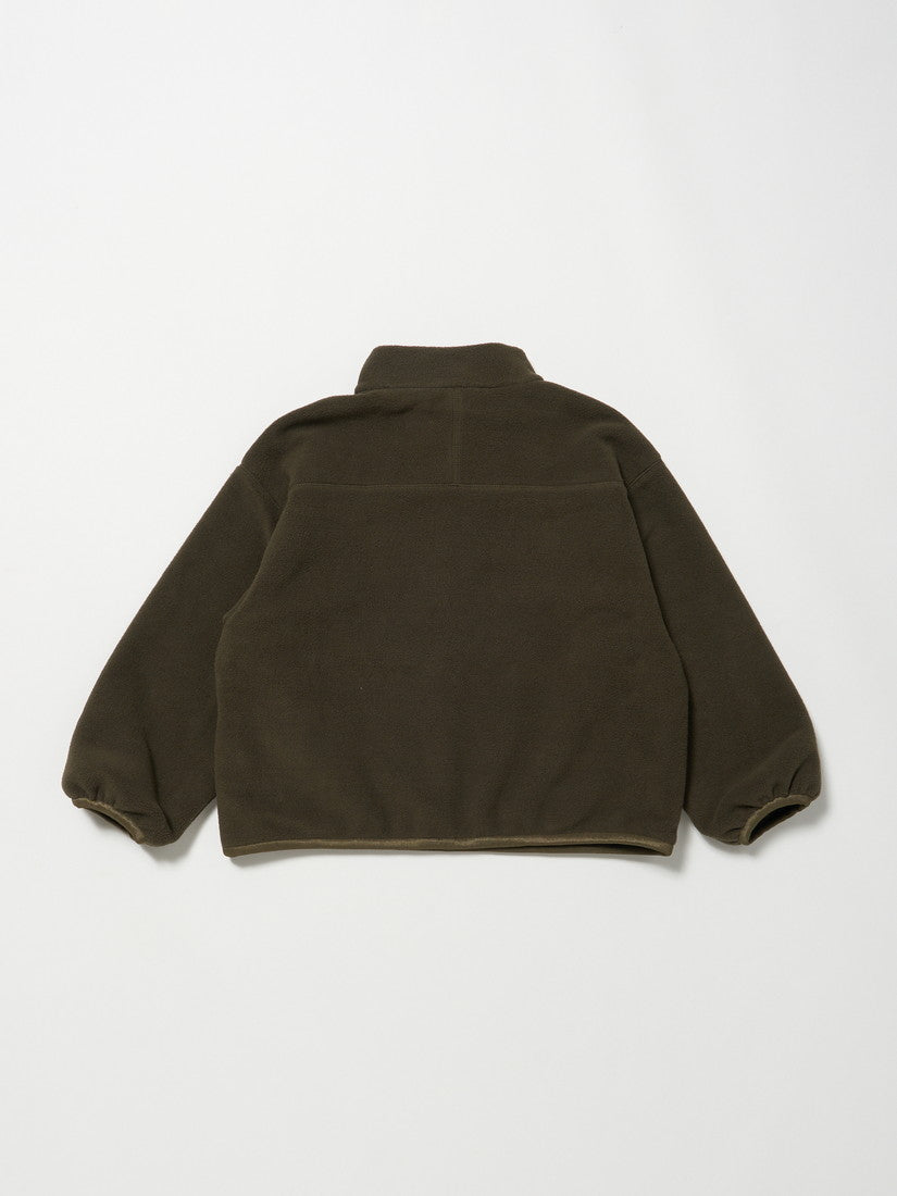 【タイムセール】【キッズ】マイクロフリースHalf ZIP / khaki