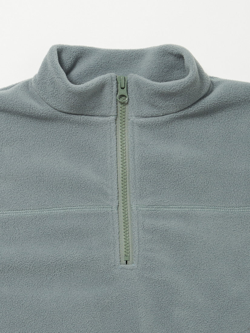 【キッズ】マイクロフリースHalf ZIP / green