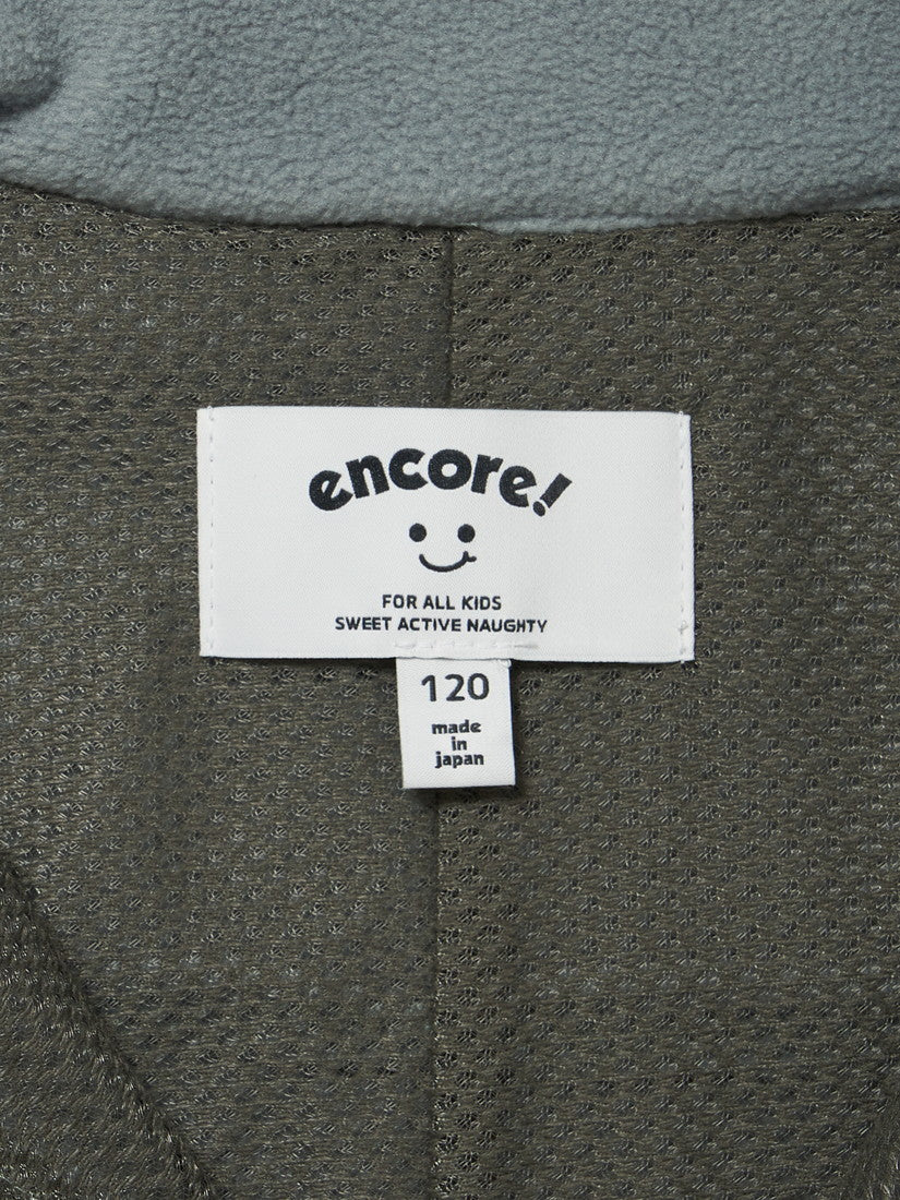 【キッズ】マイクロフリースHalf ZIP / green