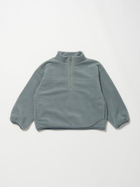 【キッズ】マイクロフリースHalf ZIP / green