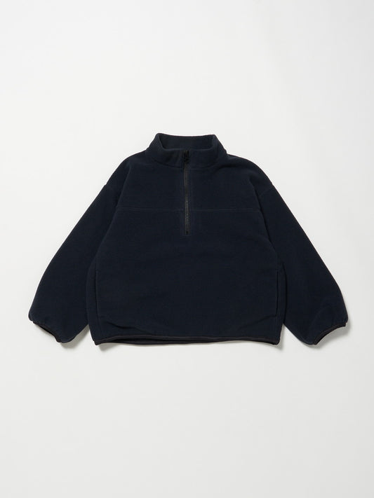 【タイムセール】【キッズ】マイクロフリースHalf ZIP / navy