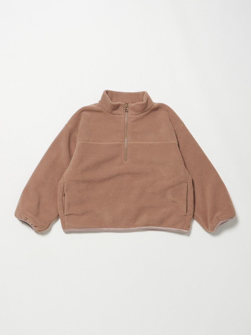 【キッズ】マイクロフリースHalf ZIP / camel