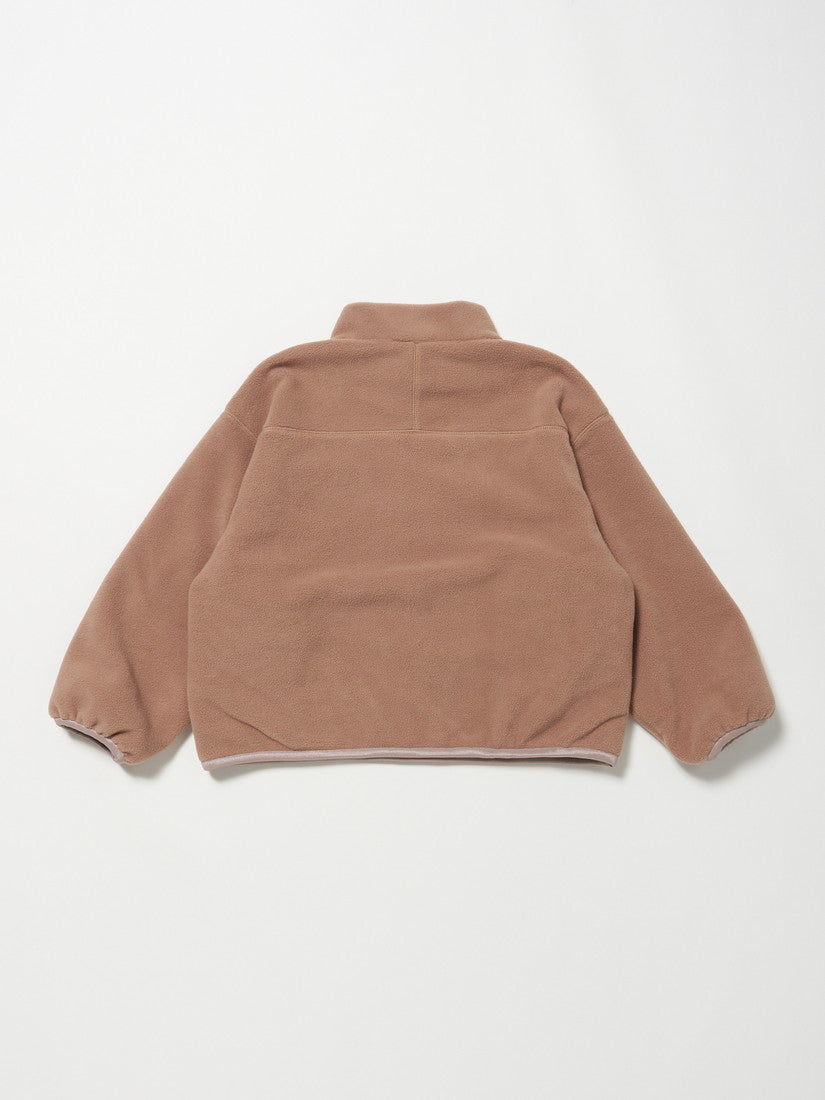 【キッズ】マイクロフリースHalf ZIP / camel