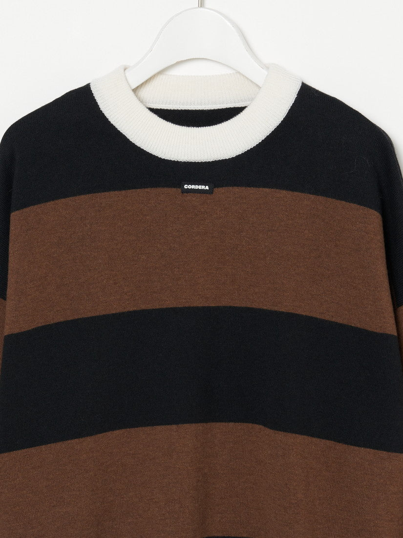 MERINO WOOL STRIPED セーター