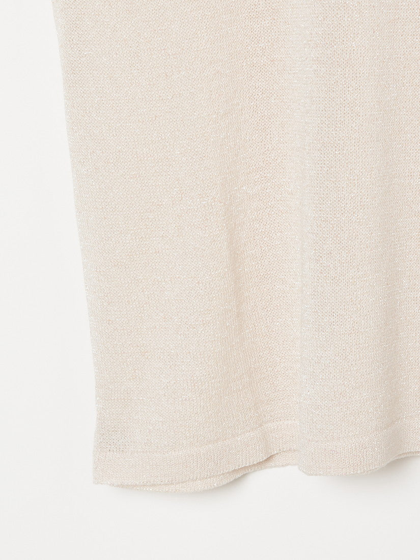 VISCOSE SHIMMERY TURTLENECK セーター