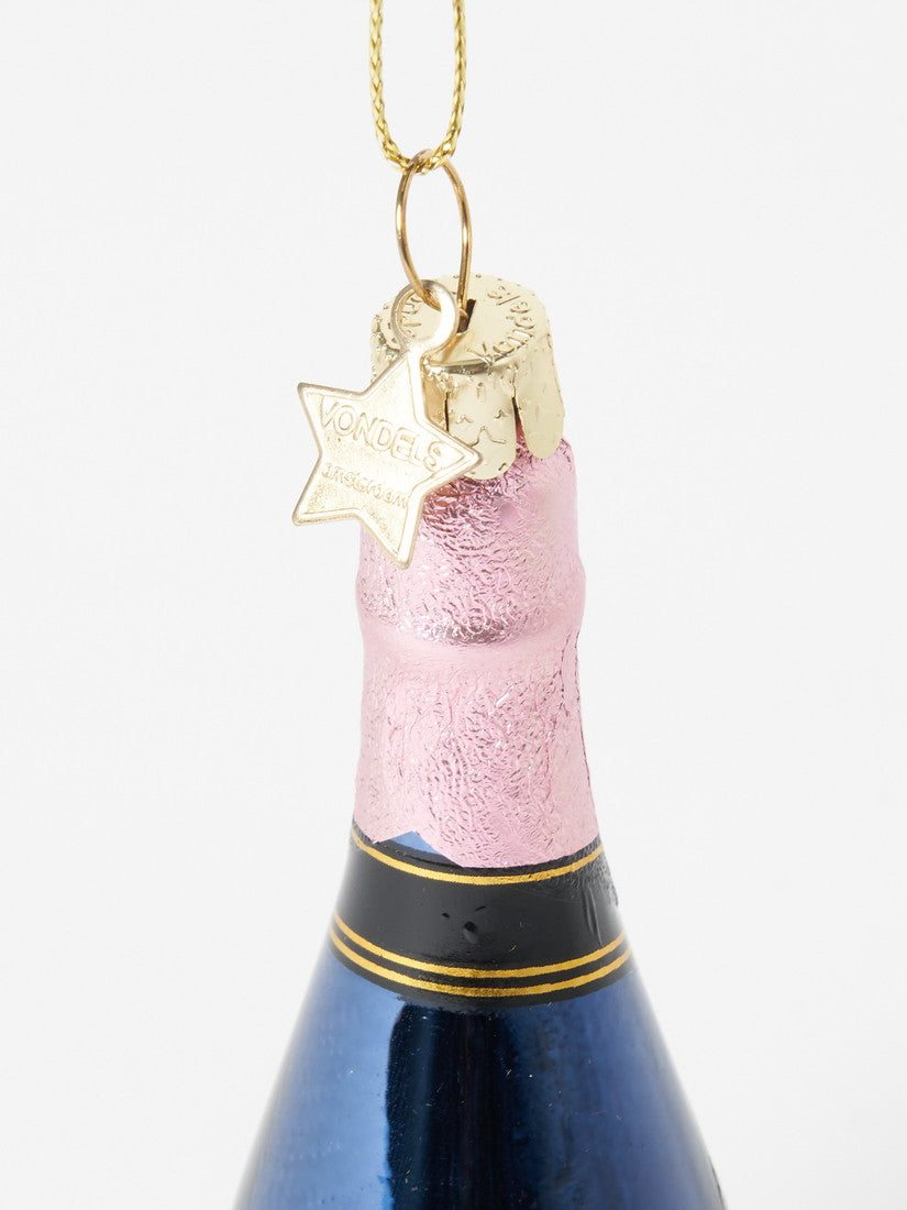 《VONDELS》オーナメント luxury pink bottle with champagne