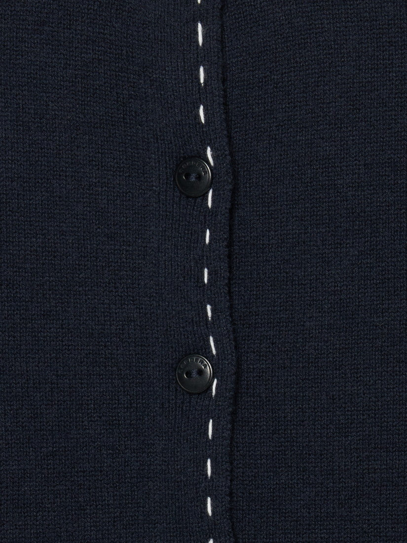 MERINO WOOL STITCHED WAISTベスト