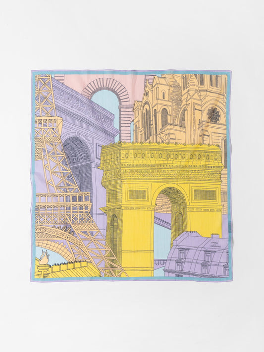 PARIS スカーフ 100×100
