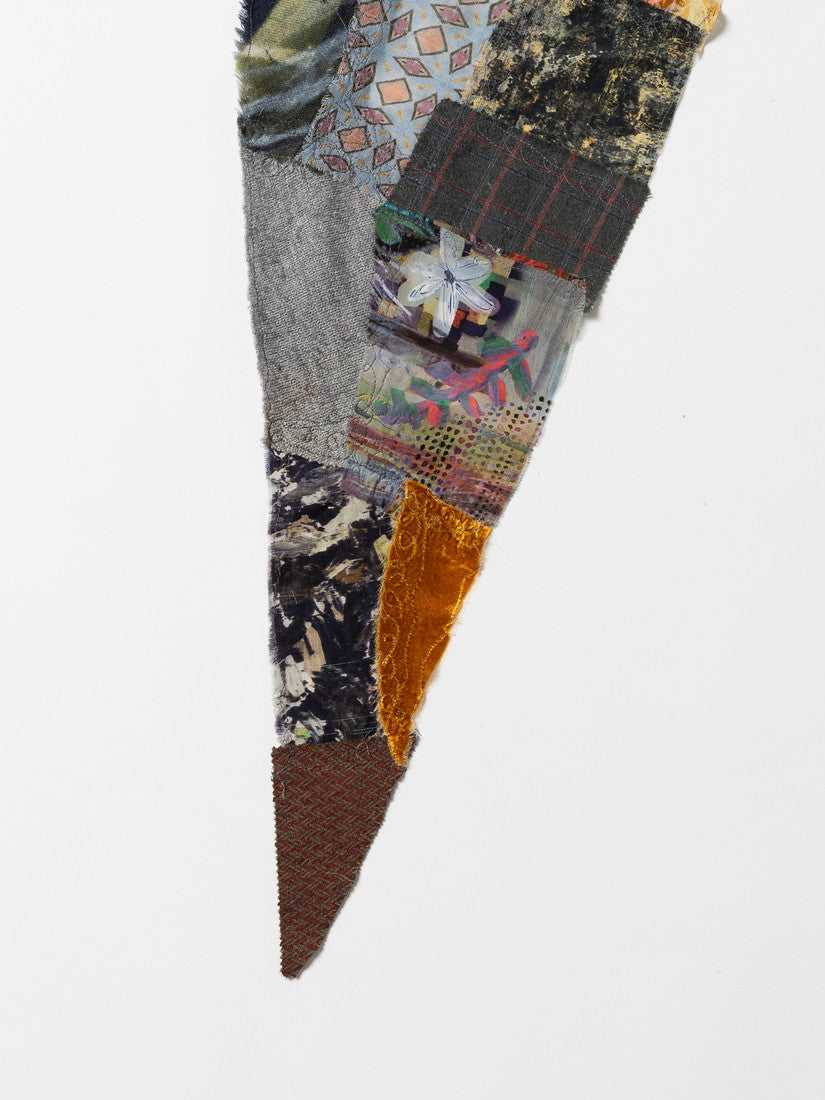 PAZUKI》 Leafy Carpet Patchwork Triangle ストール – H.P.FRANCE公式