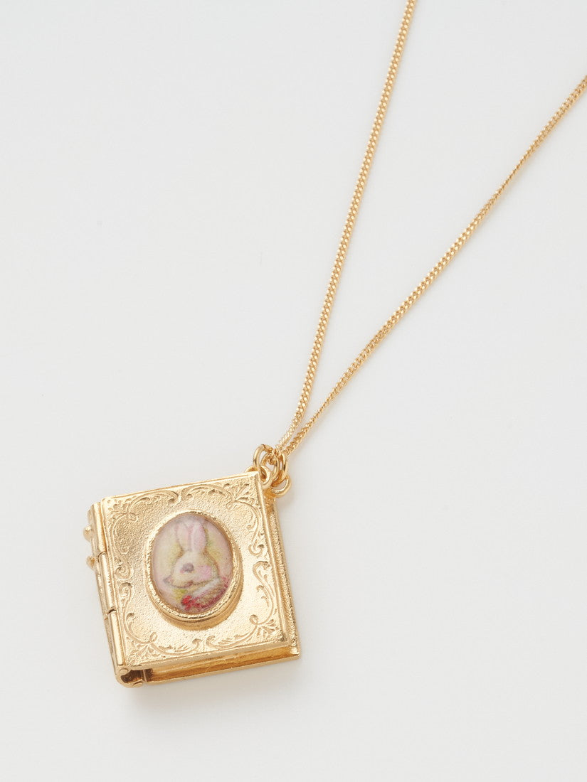 《Manom Jewellery》Story of the Sun and the Moon Book Locket ネックレス