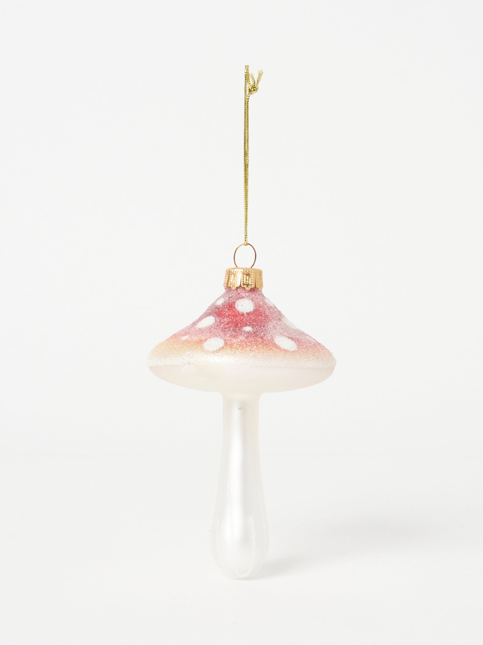 mushroom ornament ❀** 小さ目 ピンク キノコさん傘はこれまた珍しい ...