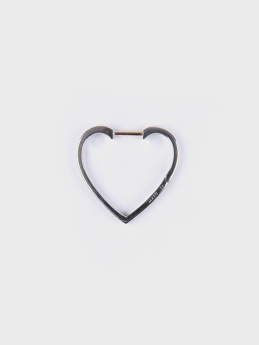 Hoop heart ピアス small / silver (片耳用) – H.P.FRANCE公式サイト