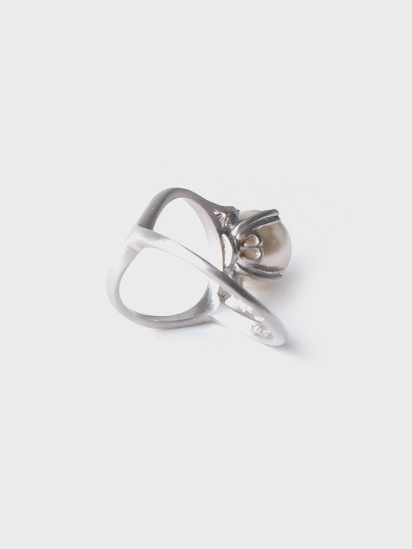 ring motif リング (pearl / silver)