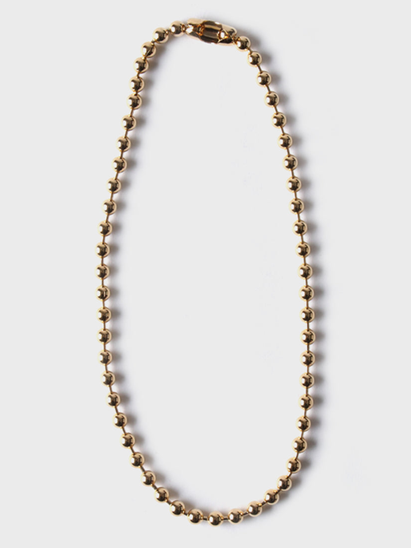 ball chain ネックレス (gold)