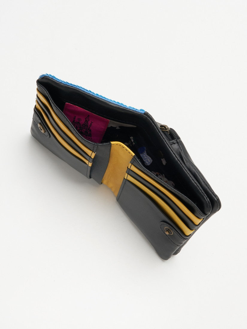 Antique cat wallet(Blue)