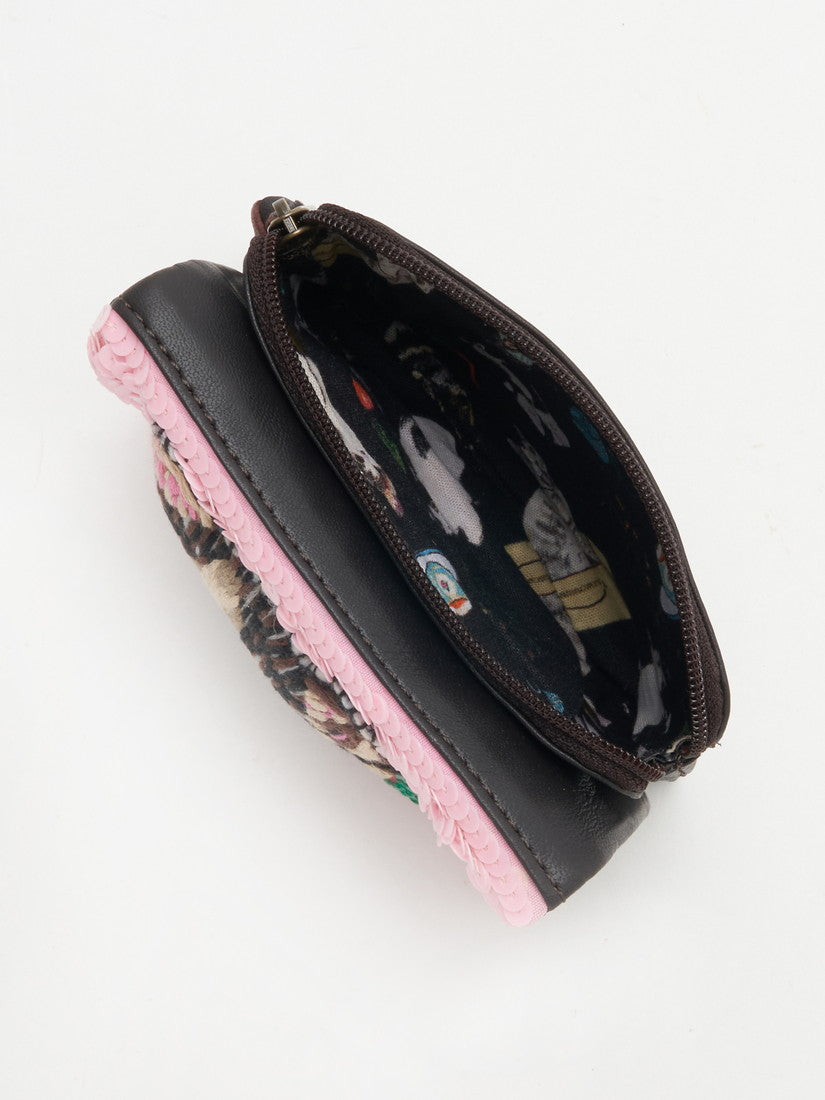 Antique cat wallet(Pink)