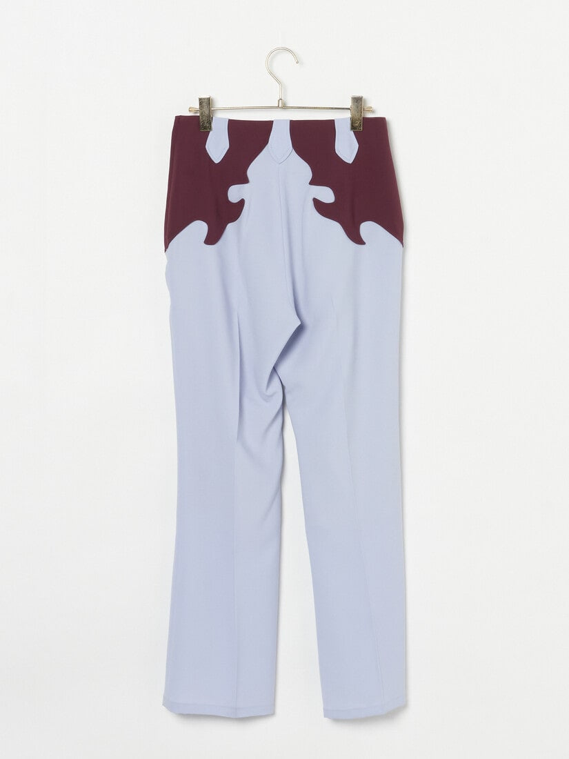 《77Circa》western colour scheme twill pants