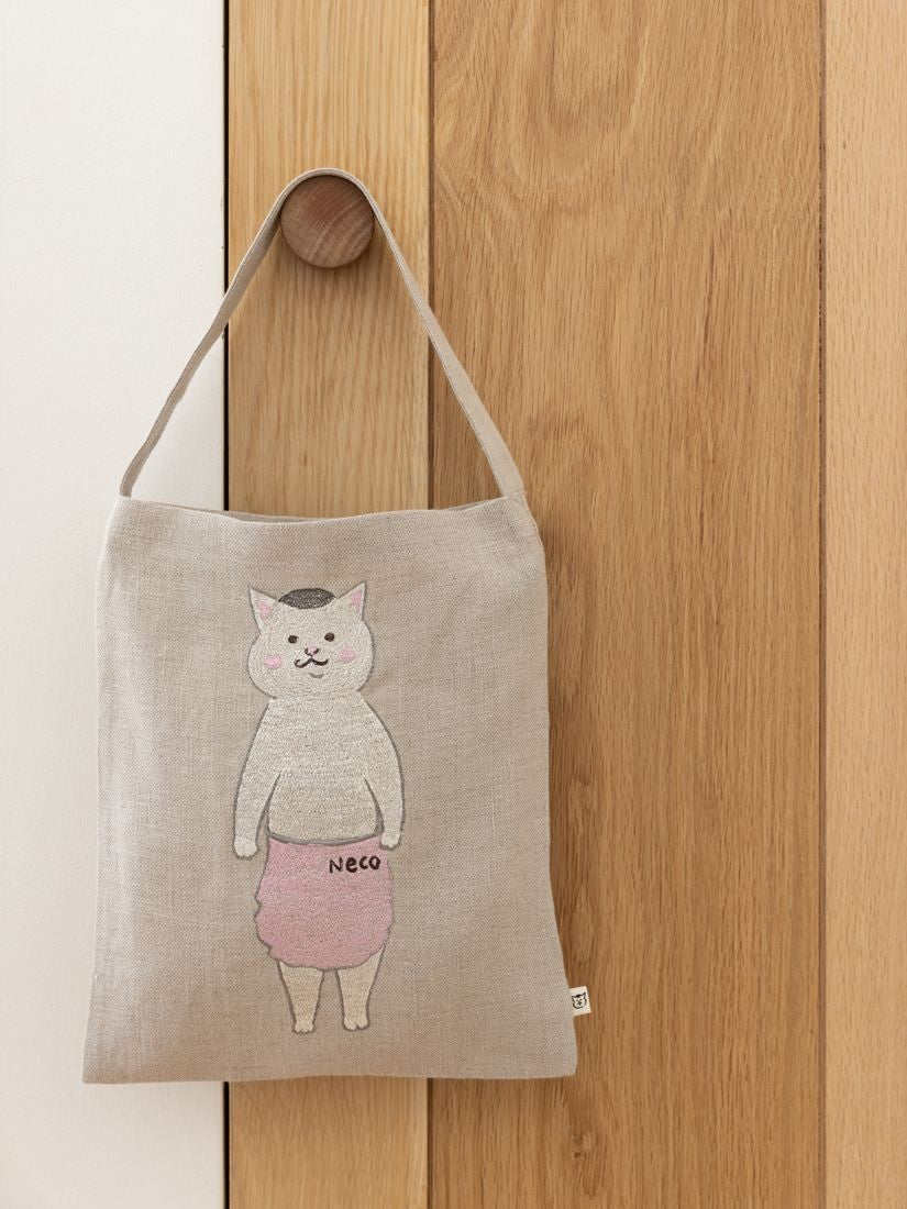 【再入荷】きょうの猫村さんコラボレーション｜ミディアムトートバッグ