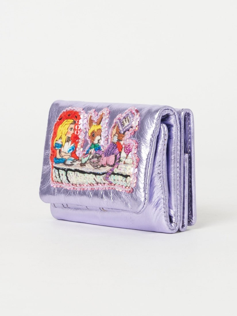 折財布 A Mad Tea-Party Wallet(lavender)