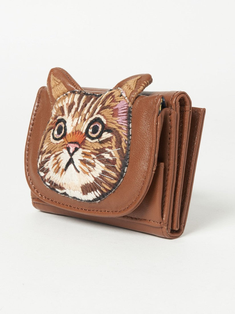 brown cat Wallet