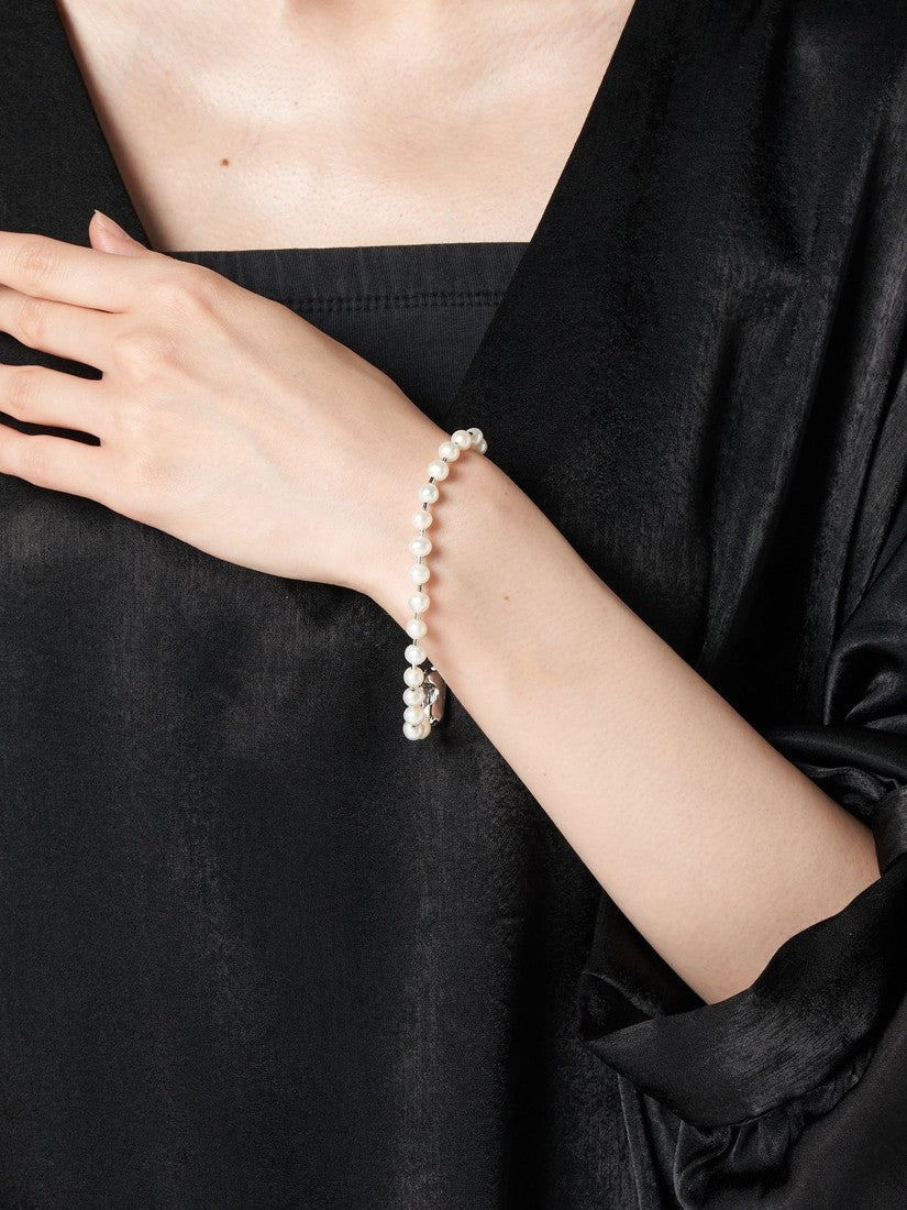 Pearl ball chain ブレスレット(21cm) – H.P.FRANCE公式サイト