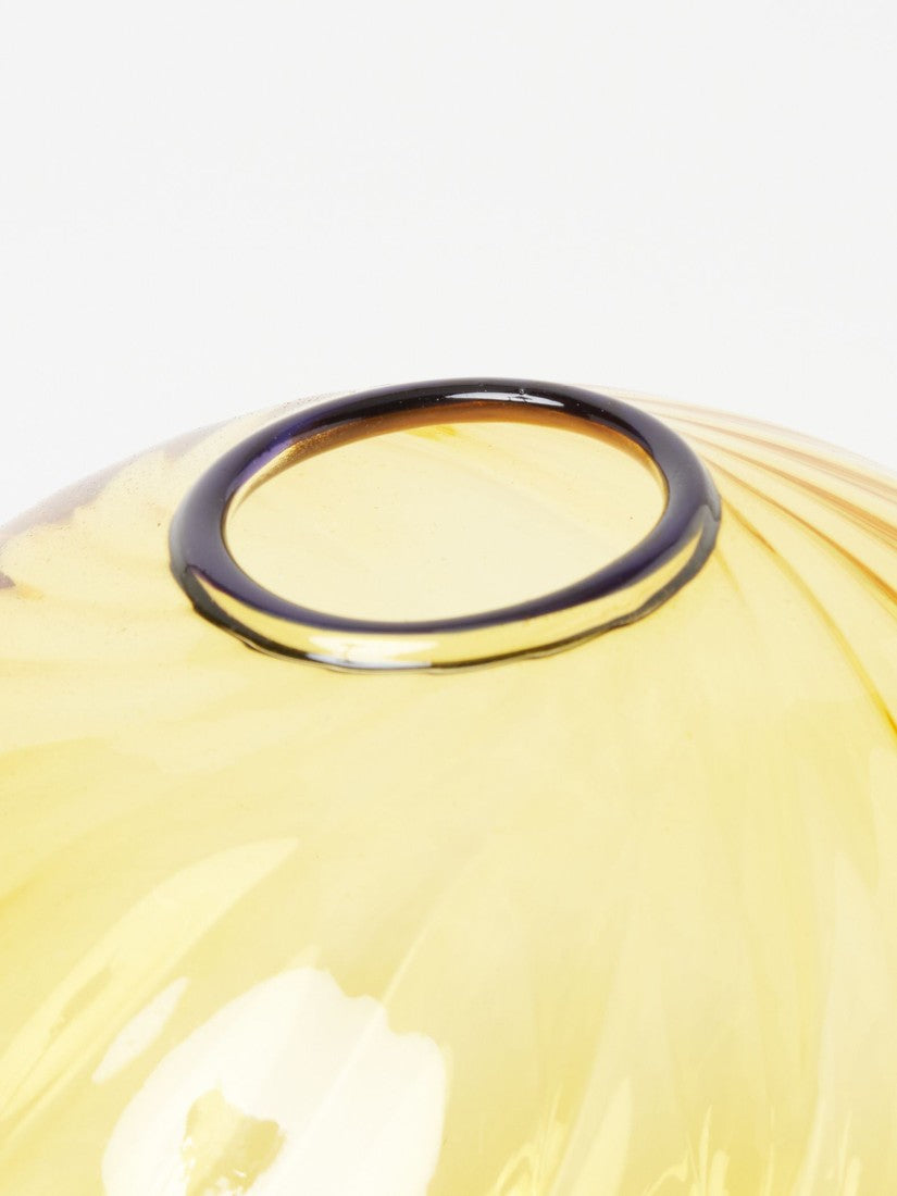 【EC限定キャンペーン】Vase spiral yellow L