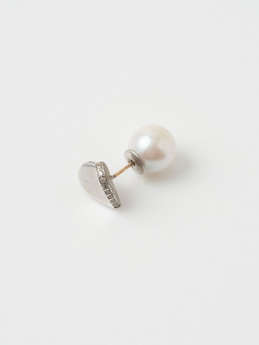 MAYU Tiny heart pierce (gold) 片耳 - アクセサリー