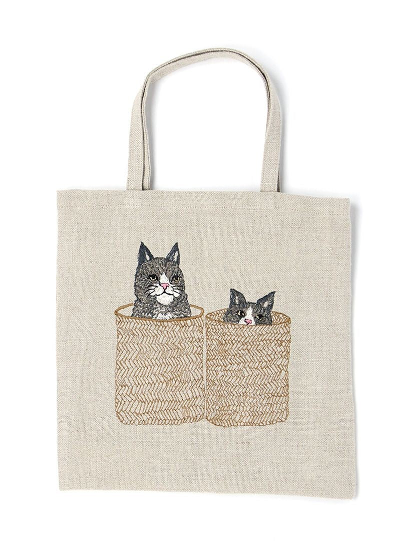 【再入荷】ミニバッグ Basket Cats