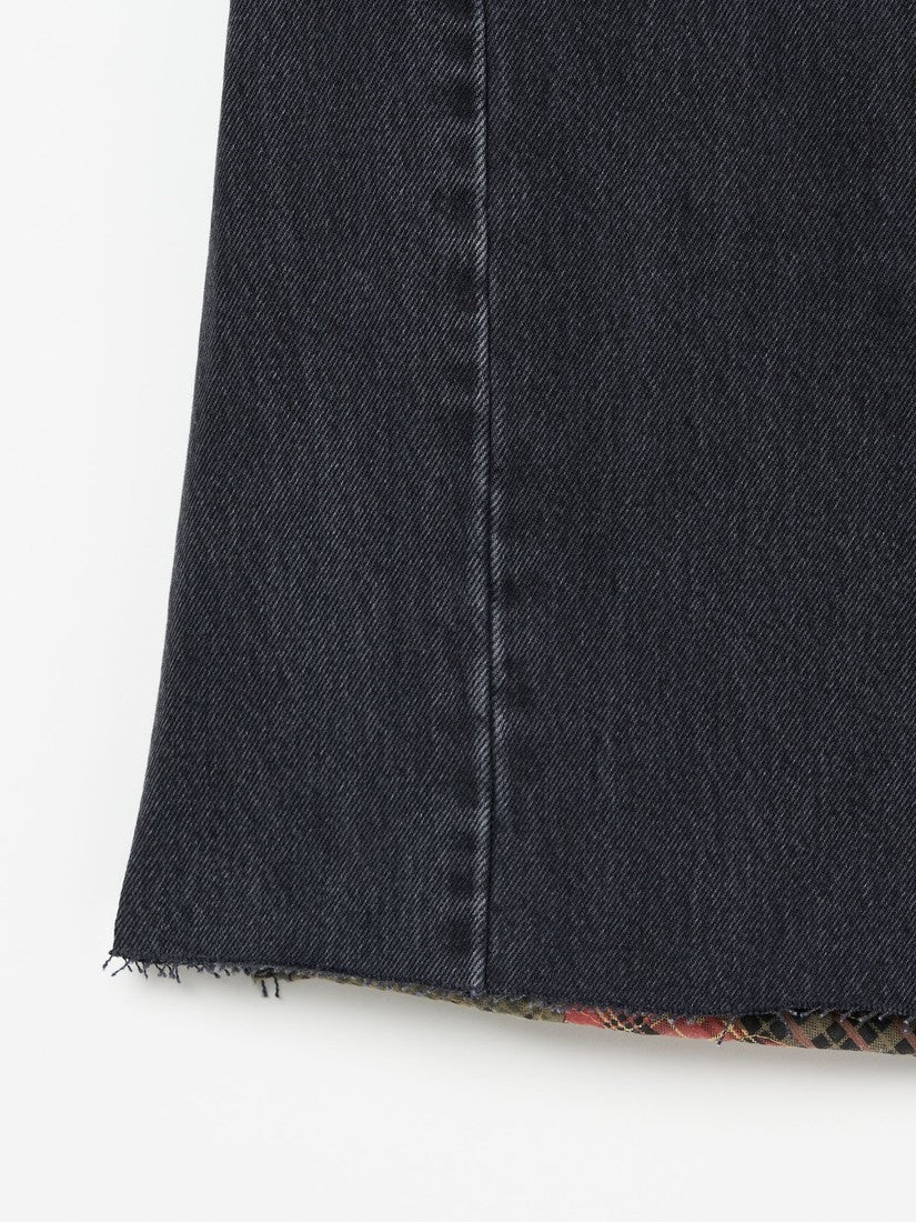 《77Circa》circa make quilt rug cutback denim skirt